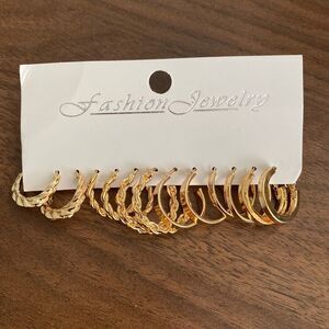 Gold Hoop Set